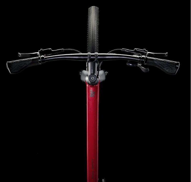 Trek Dual Sport 3 Gen 5 Hybrid Bike 2023 in Crimson Red-4